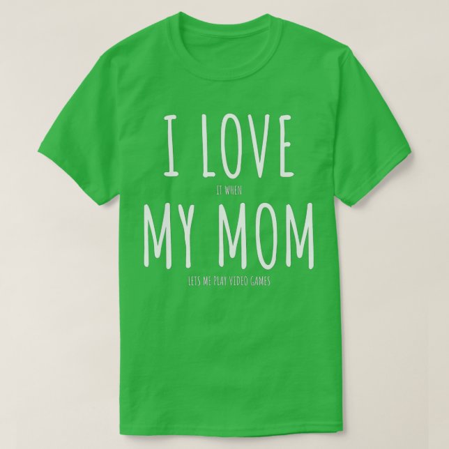 Video Games Geschenk I Liebe Meine Mama T Funny Sa T-Shirt (Design vorne)