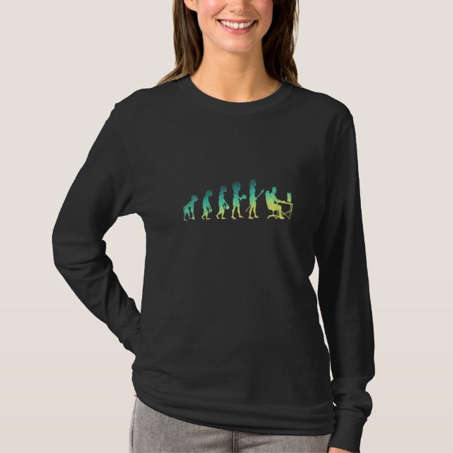Video Games Player Funny Gamer Evolution G T-Shirt (Vorderseite)