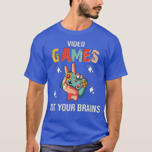 Video Games Rot Your Brain Gaming 2 T-Shirt