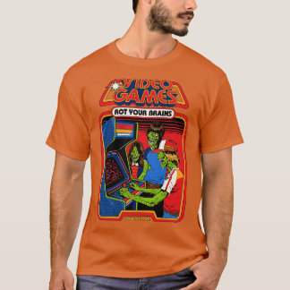 Video Games Rot Your Brains 80 T-Shirt