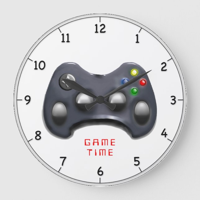 Video Gamgift Große Wanduhr (Vorderseite)