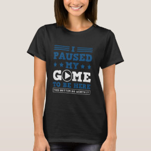 Video Gaming Vater Funny Gamer Nerd Geek T-Shirt