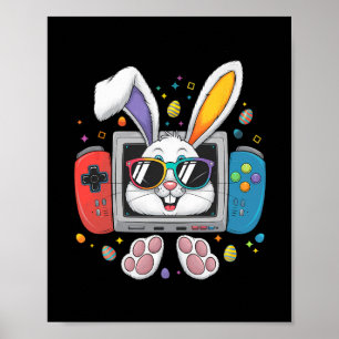 Video-Spiel-Hasen-Eier-Kostüm Ostertag Jungen Kind Poster