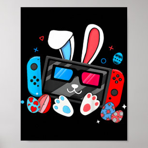 Video-Spiel-Hasen-Eier-Kostüm Ostertag Jungen Kind Poster