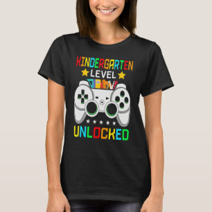 Video-Spiel mit ungesichertem Kindergarten-Level T-Shirt