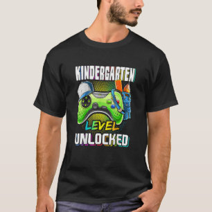 Video-Spiel mit ungesichertem Kindergarten-Level T-Shirt