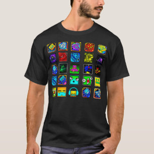Video-Spiel mit voller Geometrie gibt lustige Graf T-Shirt
