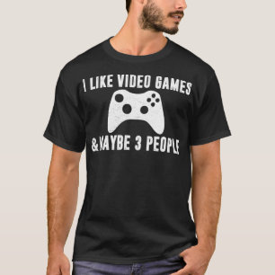 VIDEO SPIELE MAYBE 3 PERSONEN Funny Gamer Gami T-Shirt
