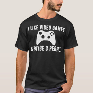 VIDEO SPIELE MAYBE 3 PERSONEN Funny Gamer Gami T-Shirt