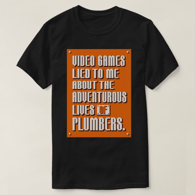 Video-Spiele T-Shirt (Design vorne)