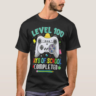 Video-Spieler-Schüler 100. Tag Lehrer 100 Tage  T-Shirt