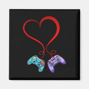 Video-Spieler Valentinstag Videospiel-Controller H Magnet