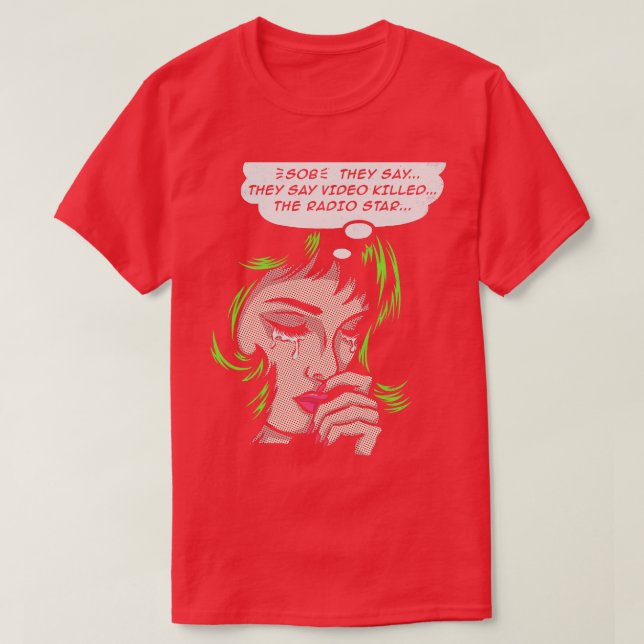 Video tötete den Radiostar T-Shirt (Design vorne)