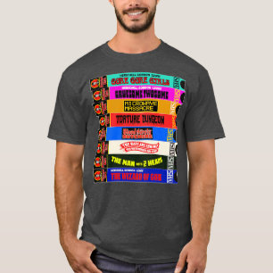 Video VHS-Horror-Stack für Mitternacht T-Shirt
