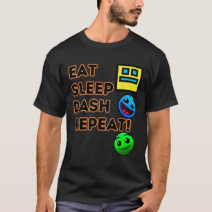 Video-Videowiedergabe für Videospiele Geometrie de T-Shirt