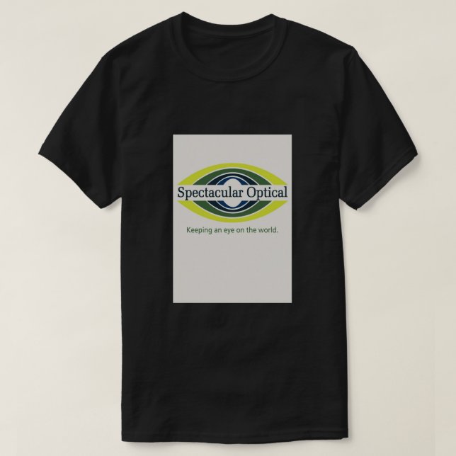 Videodrom Spektakuläres Optisches Poster T-Shirt (Design vorne)