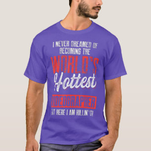 Videograf Geschenk für den heißesten Videografen F T-Shirt