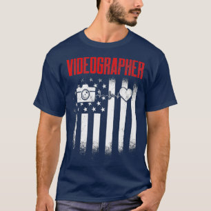 Videograf Info Videografie Filmemacher Geschenk T-Shirt