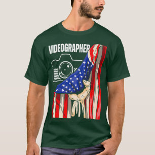 Videograf USA Videografie Filmemacher Geschenk T-Shirt