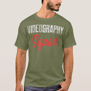 Videografenteam Videografie Filmemacher Geschenk T-Shirt