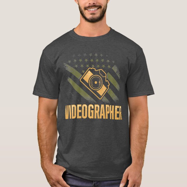 Videografie-Videomatographie Filmemacher T-Shirt (Vorderseite)