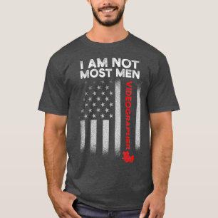 Videographer Power Flag Videografie Filmmaker T-Shirt