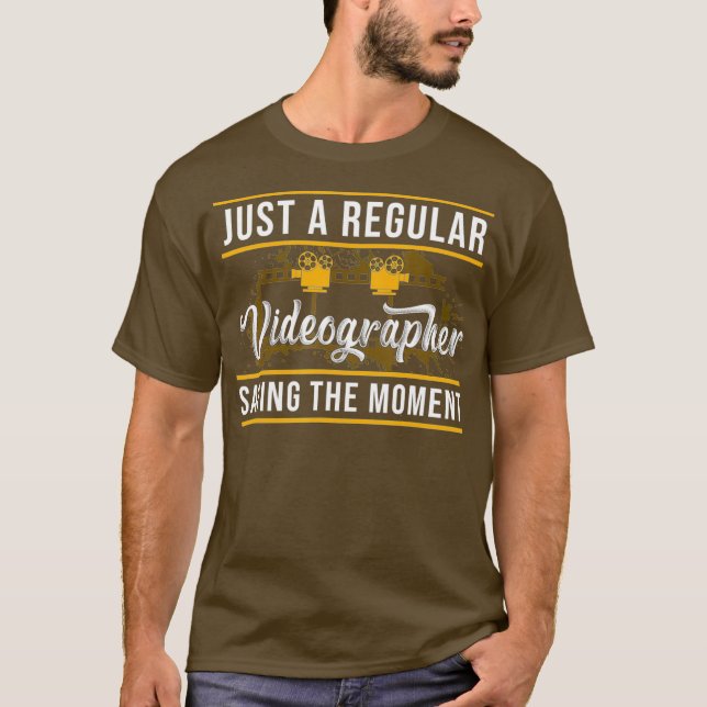 Videographer Rette Videographie Filmmaker Geschenk T-Shirt (Vorderseite)