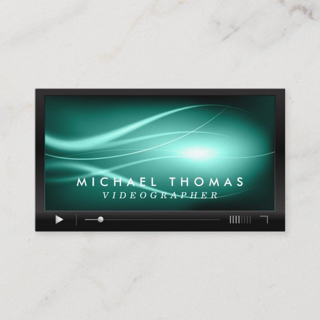 Videographer Visitenkarten Visitenkarte (Vorderseite)