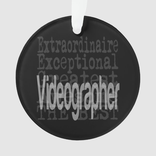 Videographin Extraordinaire Ornament (Vorderseite)