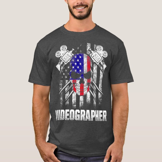 Videographin Practiced Videography Filmaker T-Shirt (Vorderseite)