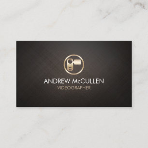 Videokamera-Symbol Visitenkarte