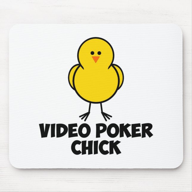 VideoPoker-Küken Mousepad (Vorne)