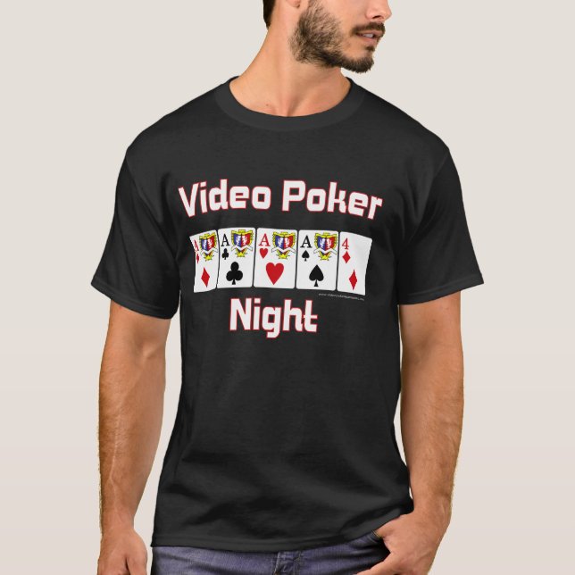 VideoPokernachtt-shirt T-Shirt (Vorderseite)