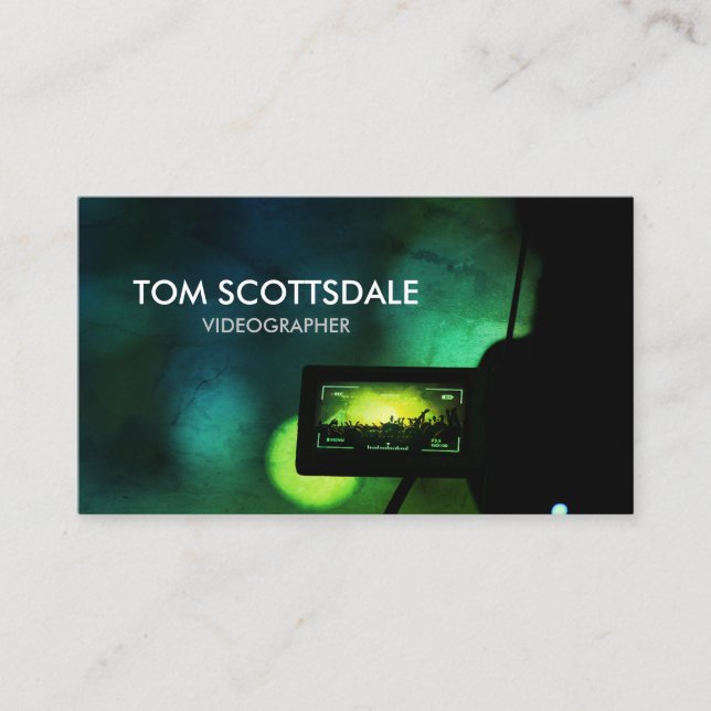 Videoproduktion Visitenkarte (Vorderseite)