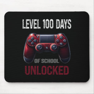 Videospiel 100 Tage Schulstufe 100 Tage Schulzeit Mousepad