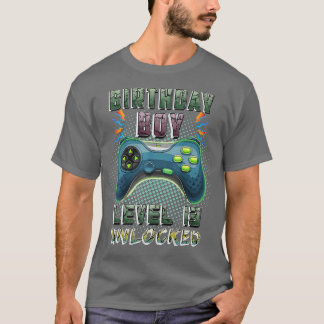 Videospiel 13. Geburtstag Gamer Boys Level 13 Unlo T-Shirt