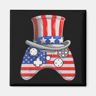 Videospiel 4. Juli Uncle Sam Hat Game Control Magnet