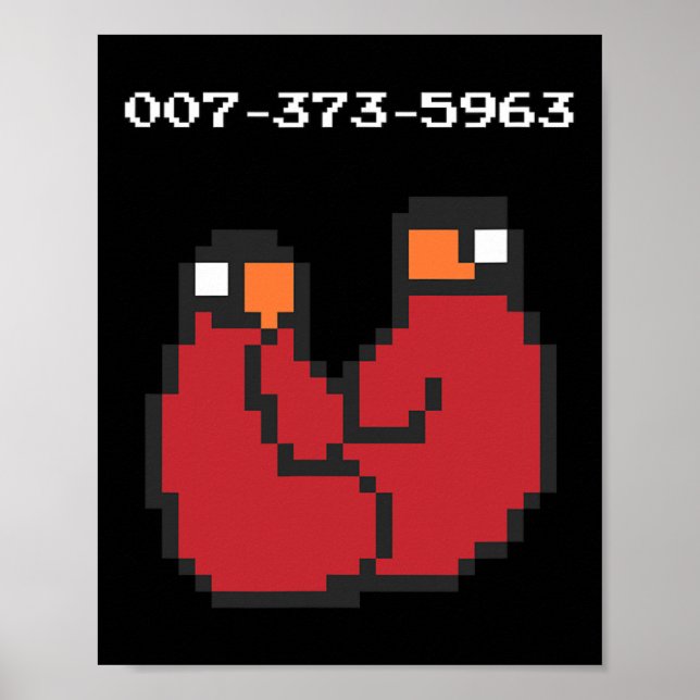 Videospiel 90er 45er Codes Funny Gift Poster (Vorne)