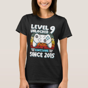 Videospiel 9. Geburtstag Jungen Mädchen Kinder 9 J T-Shirt