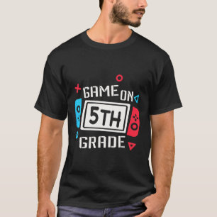 Videospiel auf der lustigen 5. Klasse Team Fifth B T-Shirt