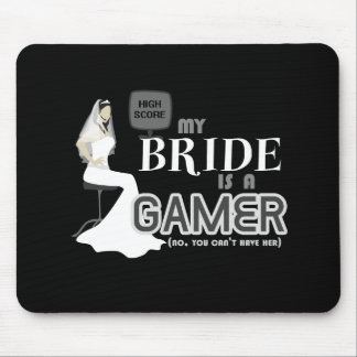 Videospiel-Braut u. Hochzeit Mousepad
