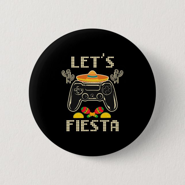 Videospiel Cinco De Mayo Gaming Controller Gamer B Button (Vorderseite)