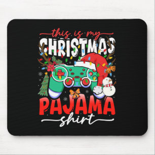 Videospiel-Controller Das ist mein Weihnachtsschla Mousepad