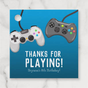 Videospiel-Controller Gamer-Geburtstagsfeier Geschenkanhänger