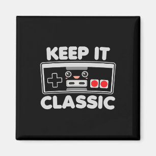 Videospiel-Controller Keep It Clic Humor 80er Retr Magnet