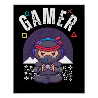 Videospiel-Controller Poster