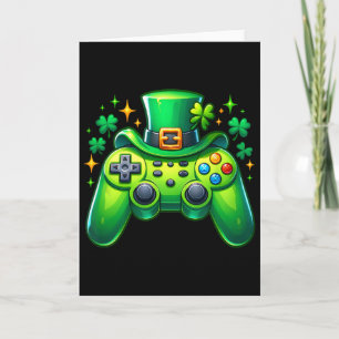 Videospiel-Controller St. Patricks Tag Gamer Irisc Karte