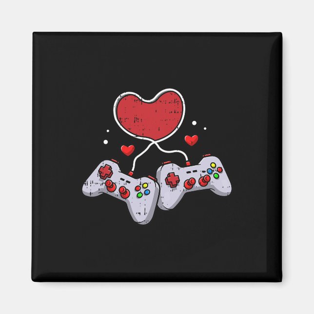 Videospiel Controller Valentinstag Cool Gaming G Magnet (Vorne)