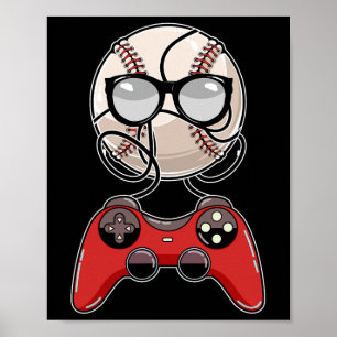 Videospiel-Controller verkaufen Gaming Sports Play Poster