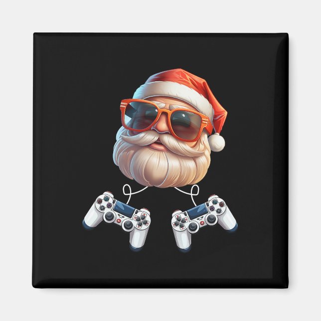 Videospiel-Controller Weihnachten Gamer Gaming-Ent Magnet (Vorne)